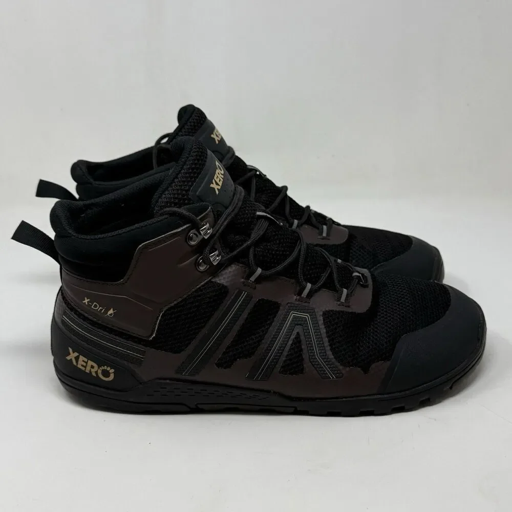 Xero Xcursion Fusion Barefoot Boots Mens 13 Brown Black Waterproof Hiking
